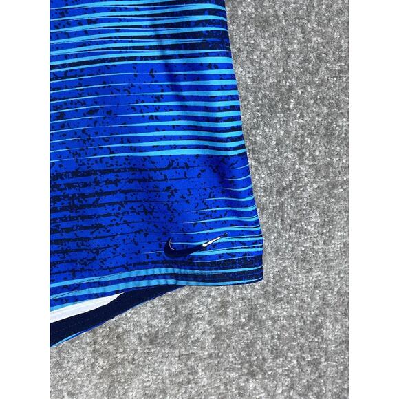 Nike Board Shorts‎ Mens Size 36 Blue Striped Pocket Stretch - Picture 5 of 10